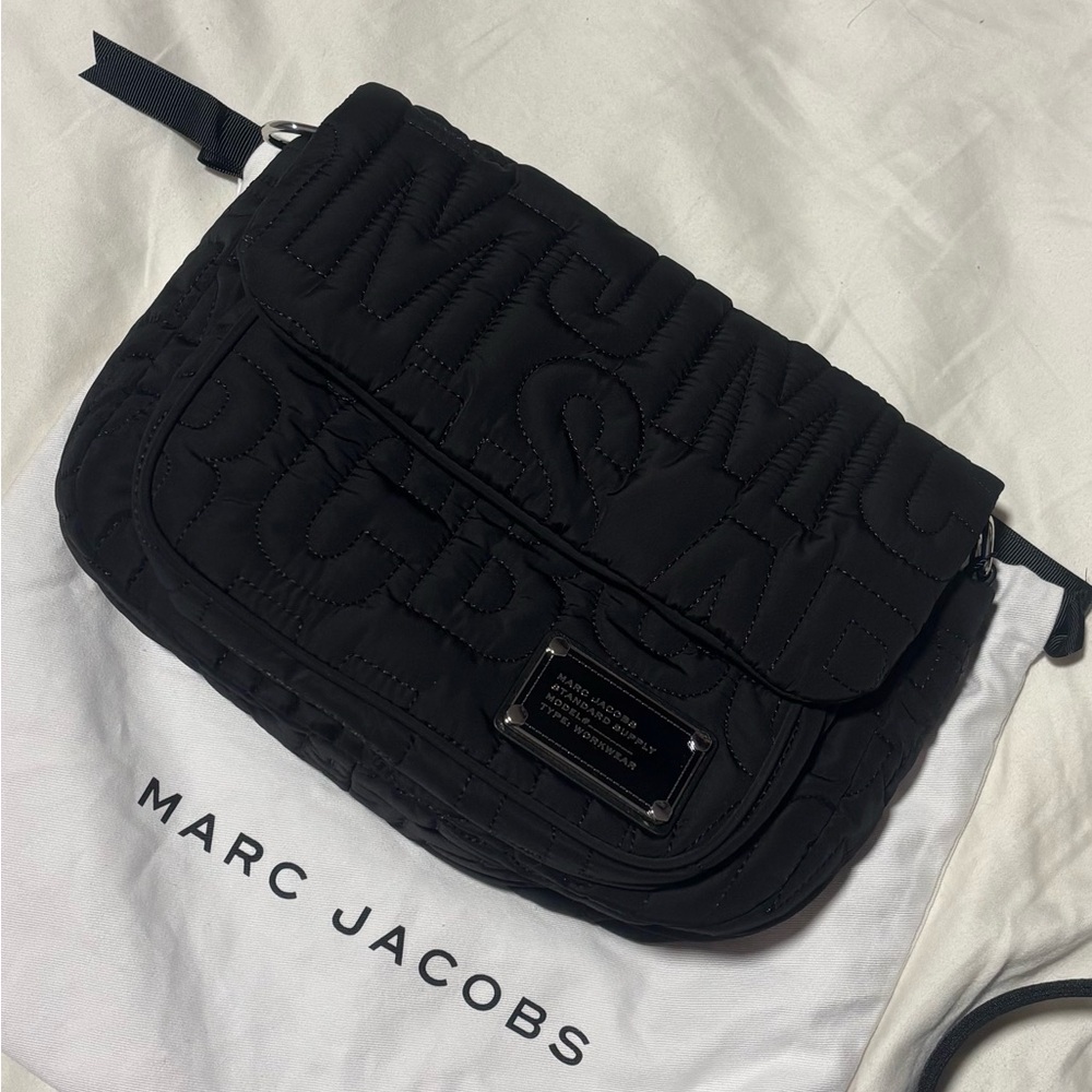 Marc Jacobs Black Quilted Crossbody Bag